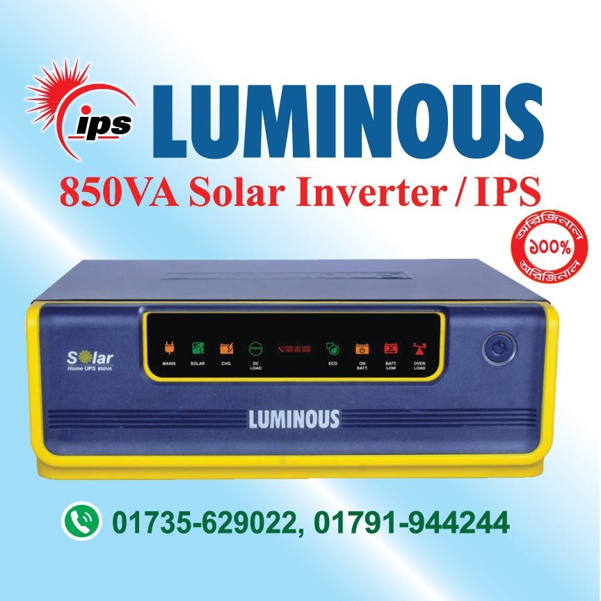 Luminous 850VA Solar Inverter / IPS