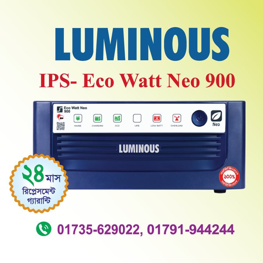 Luminous IPS- Eco Watt Neo 900